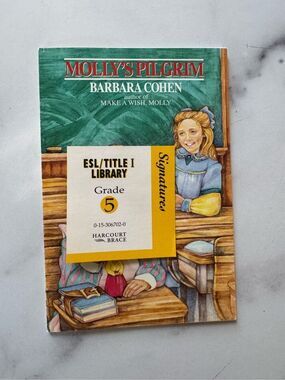 Molly’s Pilgrim Cohen paperback children 5th grade book pioneer American fiction